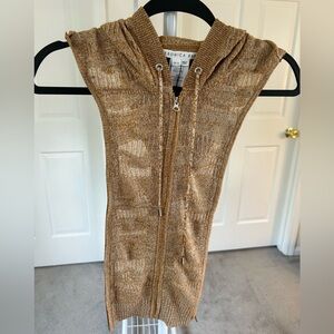 Veronica Beard gold hoodie Dickey